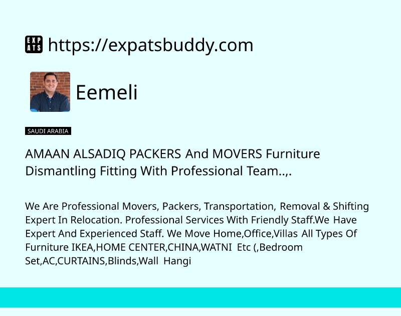 amaan-alsadiq-packers-and-movers-furniture-dismantling-fitting-with-professional-team