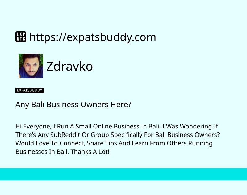 any-bali-business-owners-here