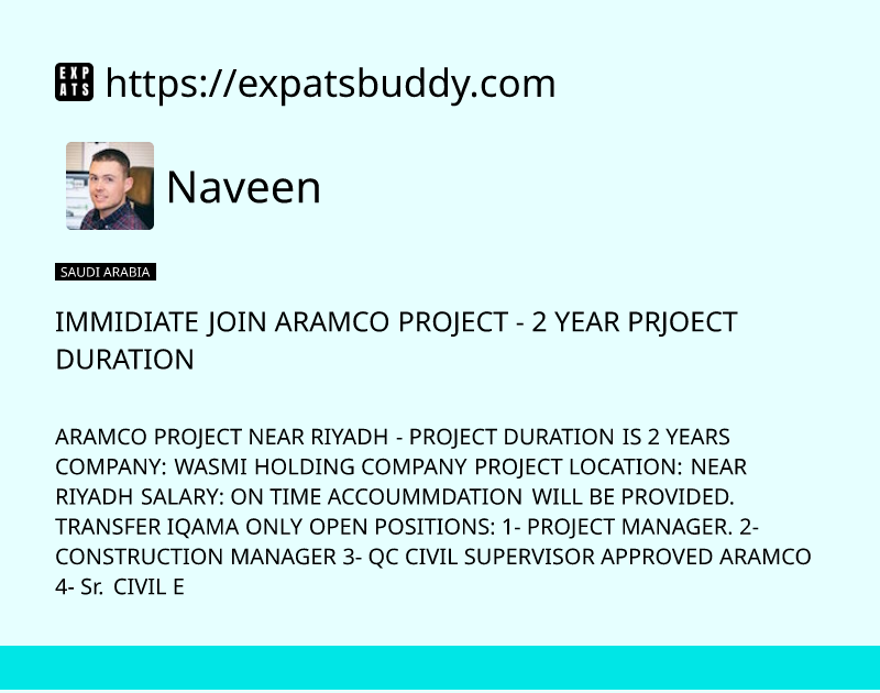 immidiate-join-aramco-project-2-year-prjoect-duration