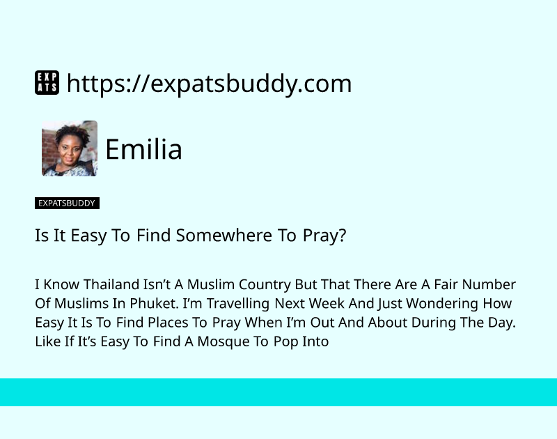 is-it-easy-to-find-somewhere-to-pray