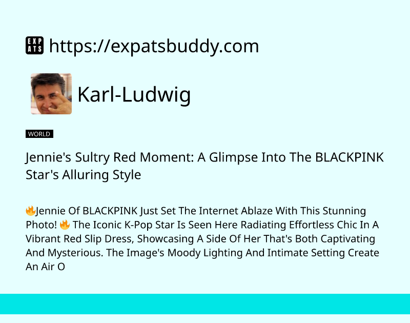 jennies-sultry-red-moment-a-glimpse-into-the-blackpink-stars-alluring-style