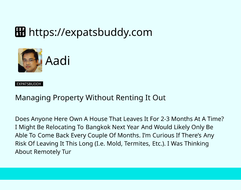 managing-property-without-renting-it-out