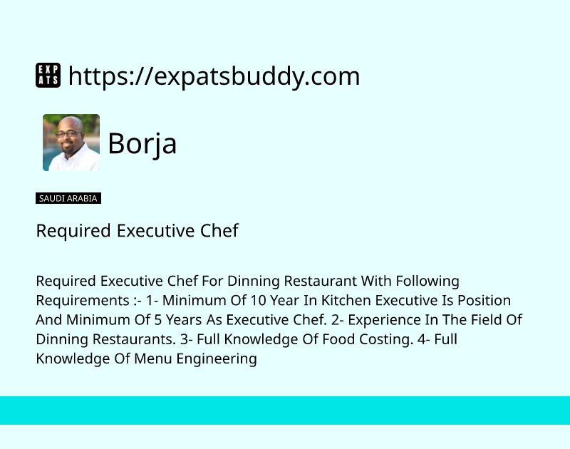 required-executive-chef