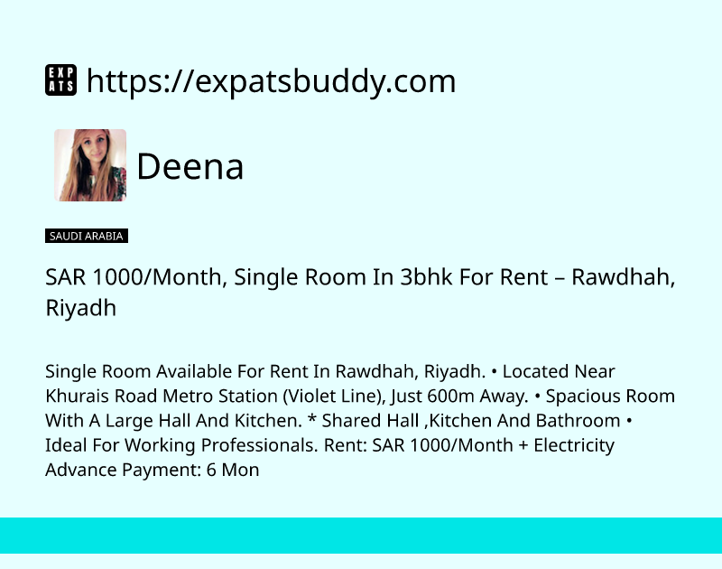 sar-1000month-single-room-in-3bhk-for-rent-rawdhah-riyadh