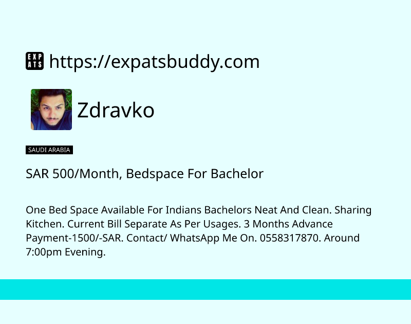 sar-500month-bedspace-for-bachelor