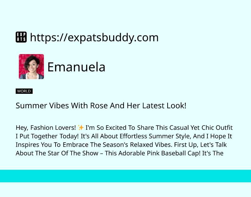 summer-vibes-with-rose-and-her-latest-look