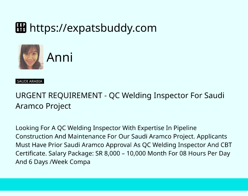 urgent-requirement-qc-welding-inspector-for-saudi-aramco-project