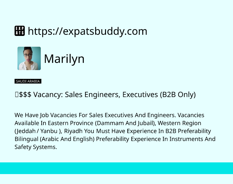 vacancy-sales-engineers-executives-b2b-only