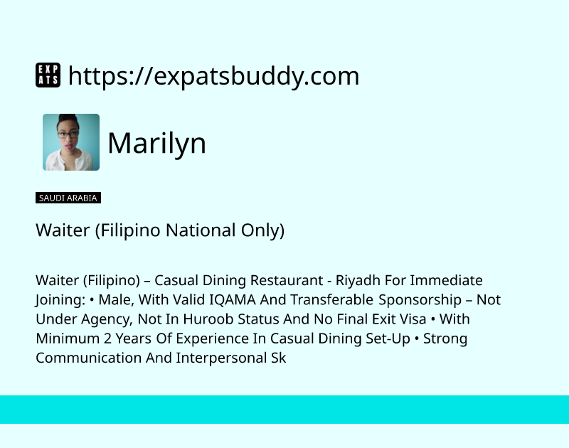 waiter-filipino-national-only