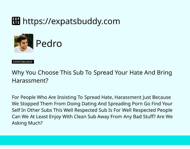 why-you-choose-this-sub-to-spread-your-hate-and-bring-harassment