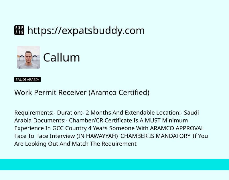 work-permit-receiver-aramco-certified